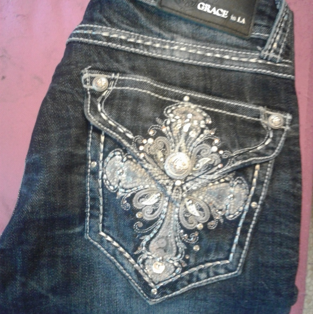 Grace in LA boot cut jeans